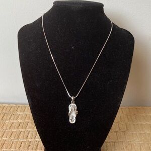 Costume Flipflop Pendant Necklace